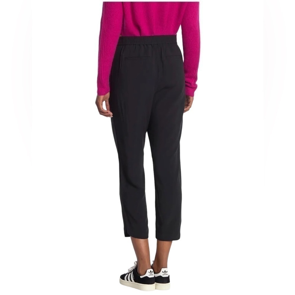 Madewell - Dolphin Hem Track Trousers Black Casual Pants Sz M - Picture 2 of 7